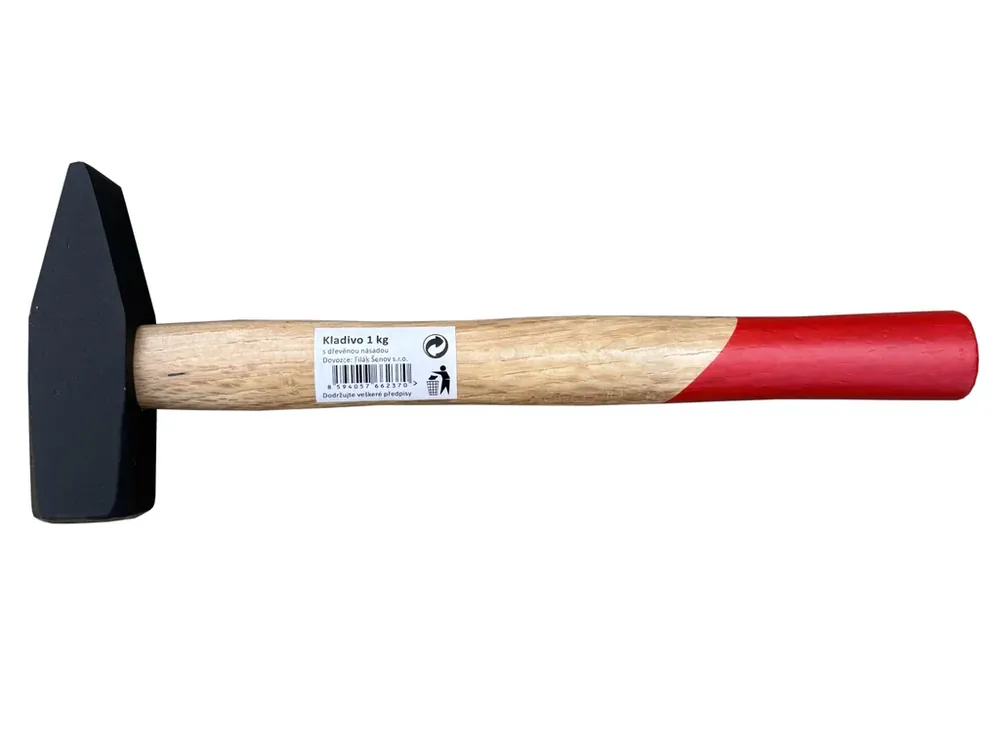 Nejprodávanější | Kladivo s dřevěnou násadou - 1,5 kg