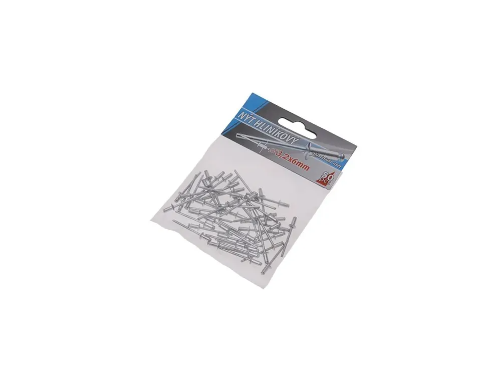 Nýty ALU 3.2x6mm 50ks | Akční cena