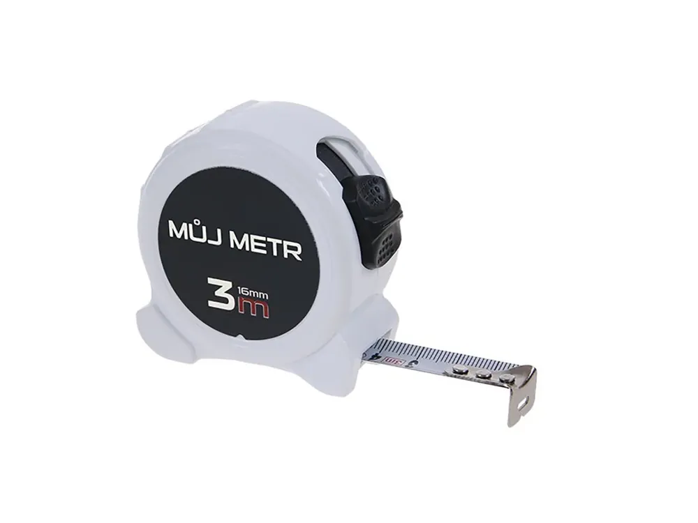 Metr svinovací 3mx16mm MUJ METR - Nově k dispozici