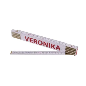 Metr skládací 2m VERONIKA (PROFI,bílý,dřevo) | Výborné hodnocení
