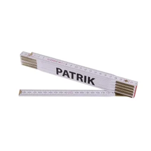 Skvělé hodnocení - Metr skládací 2m PATRIK (PROFI,bílý,dřevo)