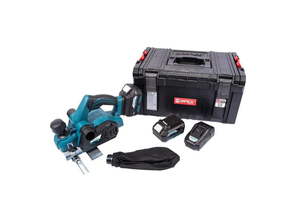 XTLINE Aku hoblík 18 V + 2 baterie 5.0 Ah + nabíječka 3.5 A + box | Doporučujeme