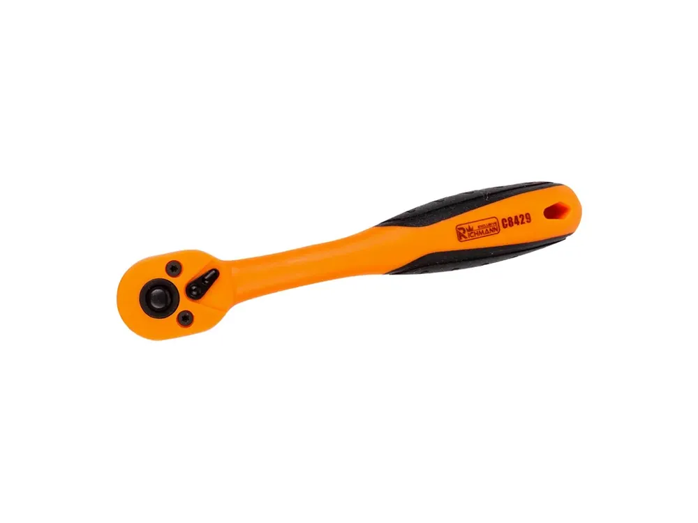 Špičkový produkt - RICHMANN Ráčna pogumovaná 72 zubů 3/8" / 200 mm