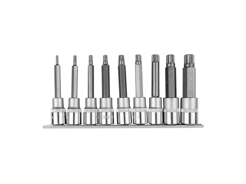 RICHMANN Sada nástavců XZN 1/2" 9 dílů M4-M16, 100 mm - Doprodej zásob