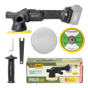 Aku leštička Procraft PM20bb (bez baterie a nabíječky) PM20bb - Akční nabídka