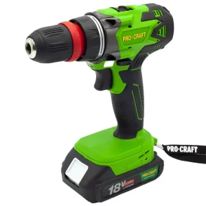 Kvalitní produkt | Aku vrtací šroubovák Procraft PA18DFRbb PA18DFRbb