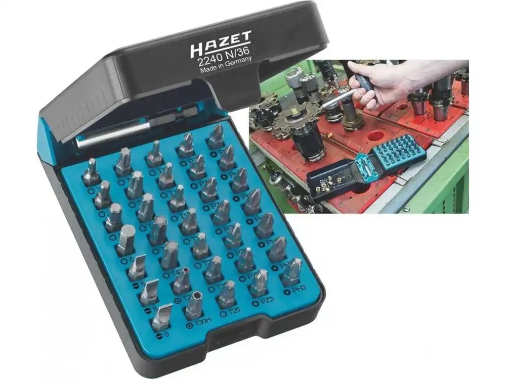 Připraveno k expedici | Sada bitů 1/4" BitE-Box, Hazet 2240N/36