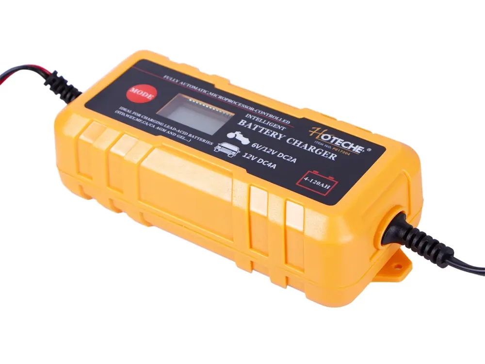Snadné objednání | Inteligentní nabíječka autobaterií 6V a 12V, LCD display - HTP817204