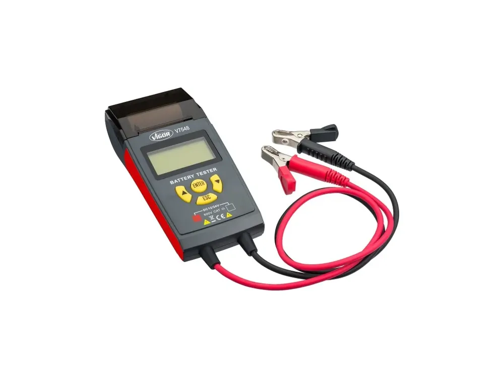Nový produkt - Tester baterií s tiskárnou - V7548