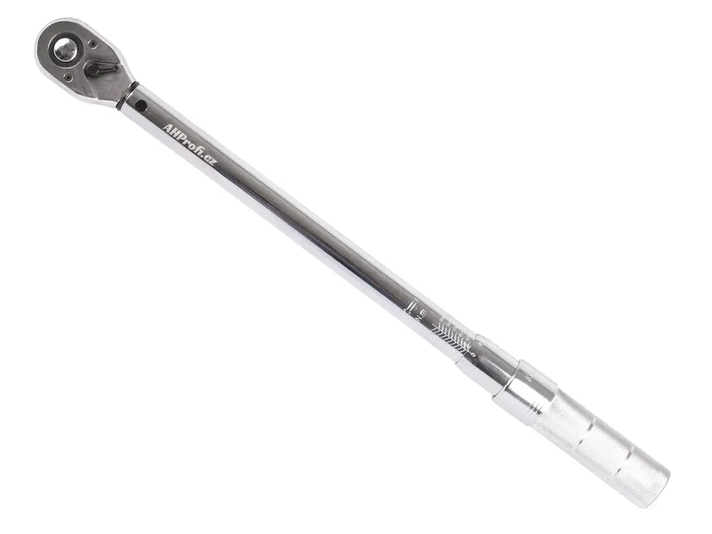 Už jen pár kusů | Momentový klíč 1/2" s certifikátem, 20 - 210 Nm - AH011273