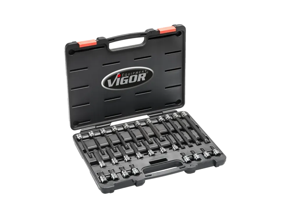 Sada nástrčných hlavic XZN 3/8” v kufru, 26 ks - V6018 | Akční nabídka