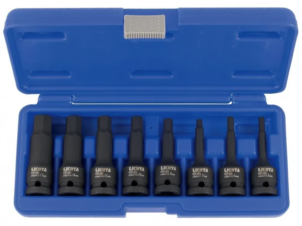 Sada vnějších nástrčných klíčů HEX 1/2", 8 ks - Liasa40001 | Objednat online
