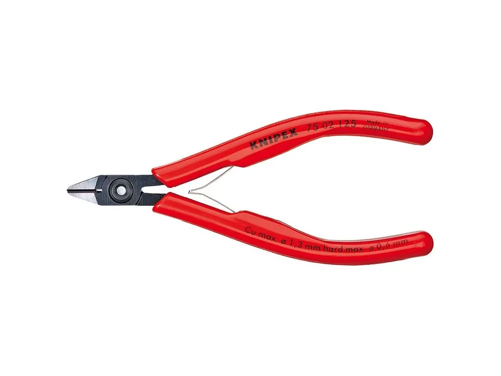 Boční štípací kleště pro elektroniku brunýrované 125 mm - 7502125 - Rychlé odeslání