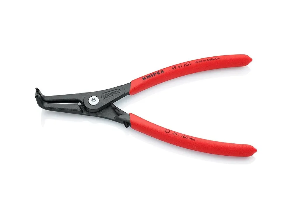 Vnější zahnuté kleště na pojistné kroužky 210 mm - 4941A31 Knipex | Velká sleva