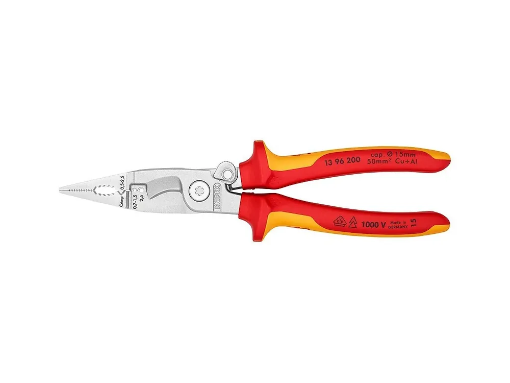 Výborné hodnocení - Elektroinstalační kleště chromované 200 mm - 1396200