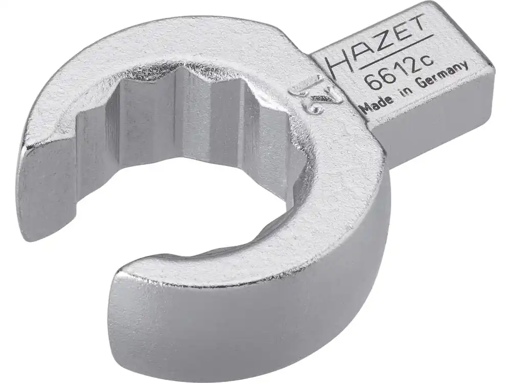 Poslední kusy - Otevřený nástrčný očkový klíč, 21 mm, 9 x 12 m, Hazet 6612C-21