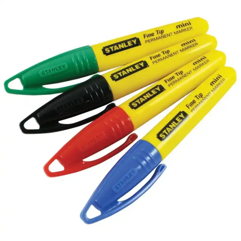 STANLEY Popisovač permanentní mini jemný hrot čtyři barvy 1-47-329 - Špičkový produkt