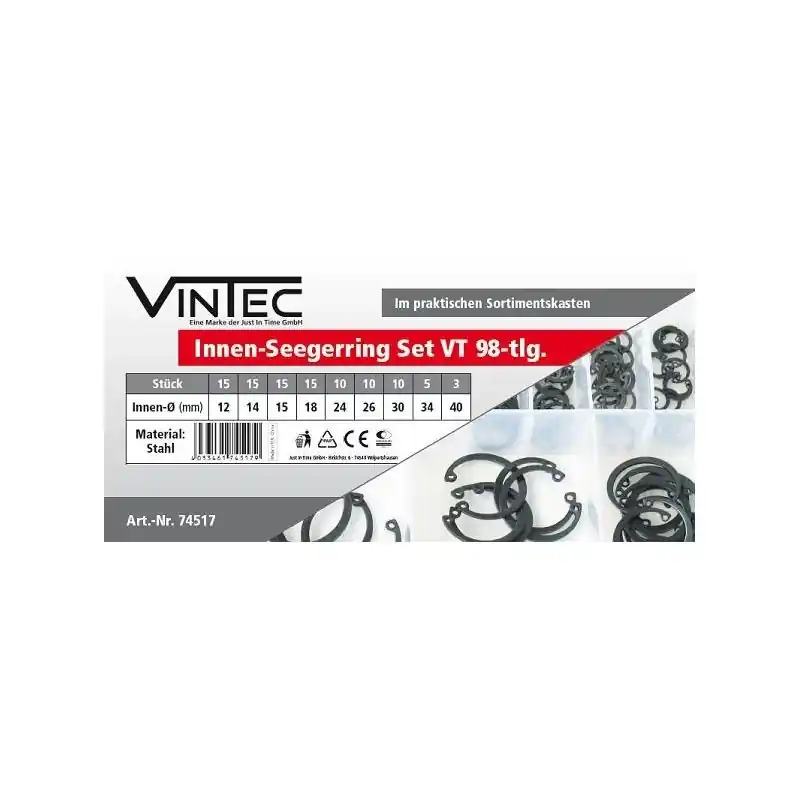 Top produkt | Vintec Pojistné Seeger kroužky VT98