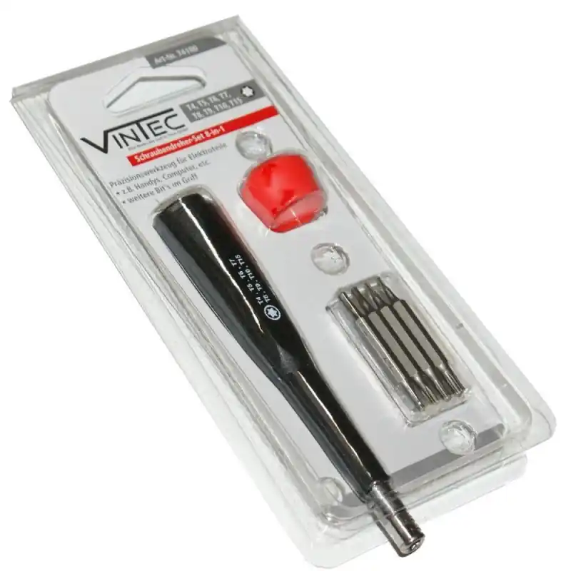 Vintec Šroubovák s torx bity T4-T15 8v1 | Nejlepší cena