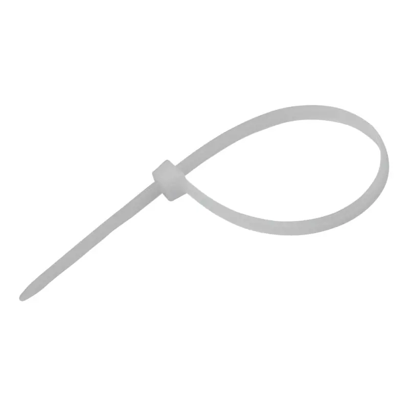 Cenová bomba | KesTek Stahovací pásky plastové 2,5x100 mm, bílé, 50 ks