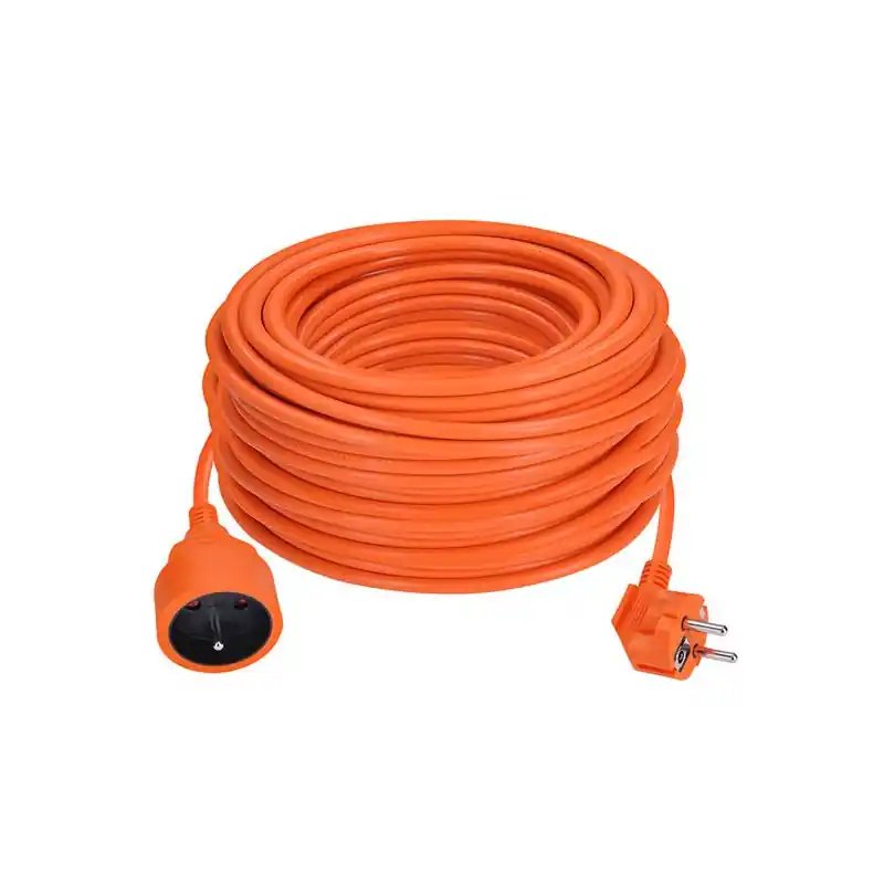 Výhodný nákup - SOLIGHT Prodlužovací kabel 40 m s 1 zásuvkou, oranžový