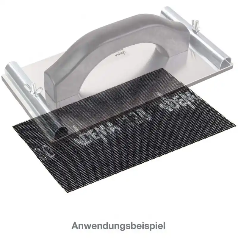 Oblíbený produkt - DEMA Brusná mřížka na sádrokarton K120, 115 x 280 mm, 10 ks