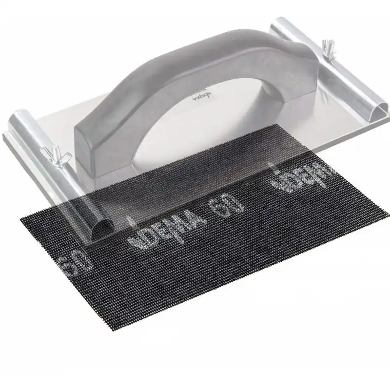 DEMA Brusná mřížka na sádrokarton K60, 115 x 280 mm, 10 ks | Doprodej zásob