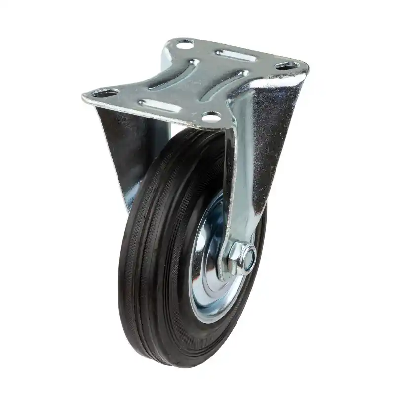 DEMA Gumové pevné kolečko 125 mm, do 100 kg | Skladem