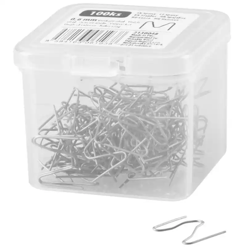 Strend Pro Spojovací spony pro pistoli pro svařování plastů, vnější úhel 0,6 mm, 100 ks - Snadný nákup