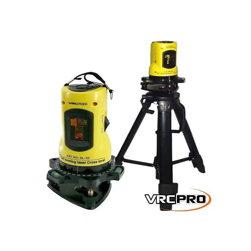 VRCPRO Křížový zaměřovací laser samonivelační, se stativem - K dispozici