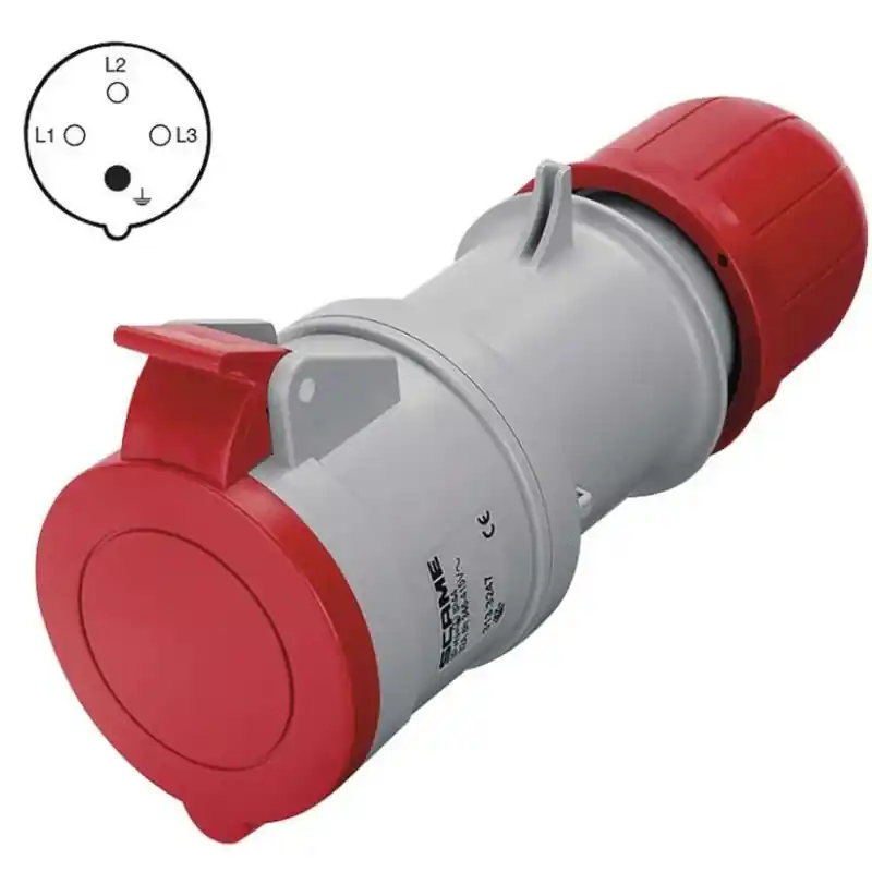 Snadné objednání - SOLIGHT Zásuvka spojovací 4P 16A/400V, IP44