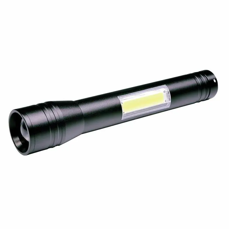 Nyní k dispozici - SOLIGHT Ruční svítilna kovová 3 W, 120 lm, 2x AA