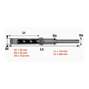 Dlabací vrták 1" ( 25 mm ) pro FM25 - Nově k dispozici