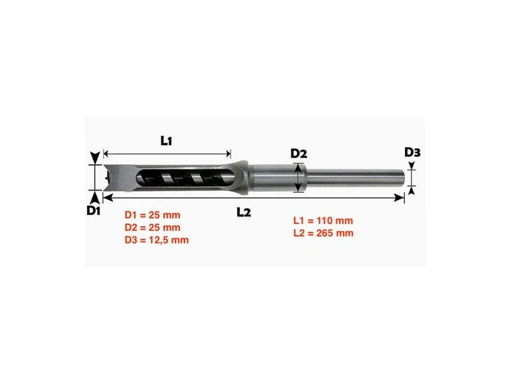 Dlabací vrták 1" ( 25 mm ) pro FM25 - Nově k dispozici