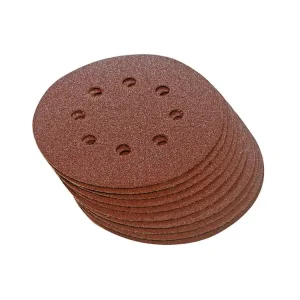 Nízká cena - Brusný papír 125mm pro Excentické brusky, perforovaný, suchý zip, 10ks - zrnitost 60