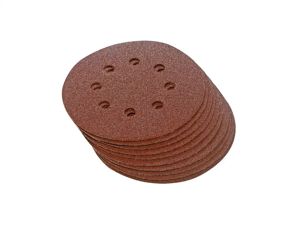 Nízká cena - Brusný papír 125mm pro Excentické brusky, perforovaný, suchý zip, 10ks - zrnitost 60