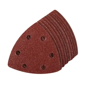 Výhodná nabídka - Brusný papír 90mm pro Delta brusky, perforovaný, suchý zip, 10ks - zrnitost 60
