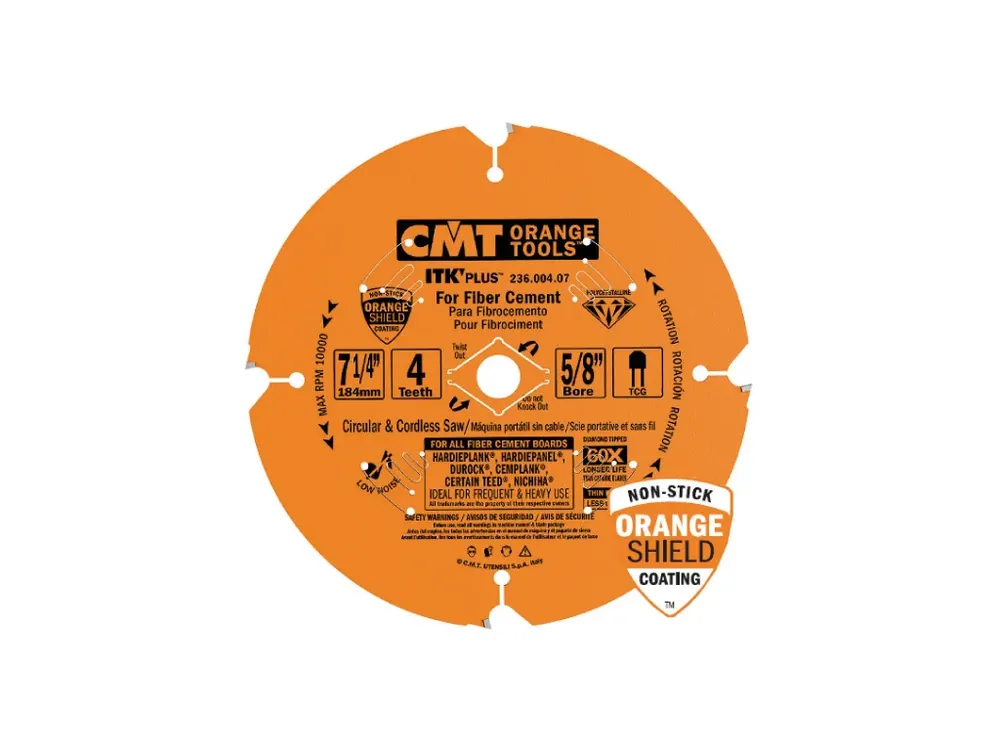 CMT Diamantový pilový kotouč na cementotřískové desky - D180x2,2 d20 Z4 - Nově v e-shopu