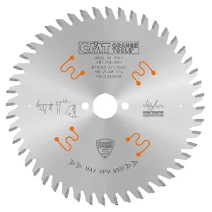 Top produkt - CMT CHROME Pilový kotouč na lamino a kompozity - D160x2,2 d20 Z48 HW