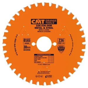 CMT Industrial Pilový kotouč na železo - D165x1,6 d30 Z36 HW | Žádaný produkt
