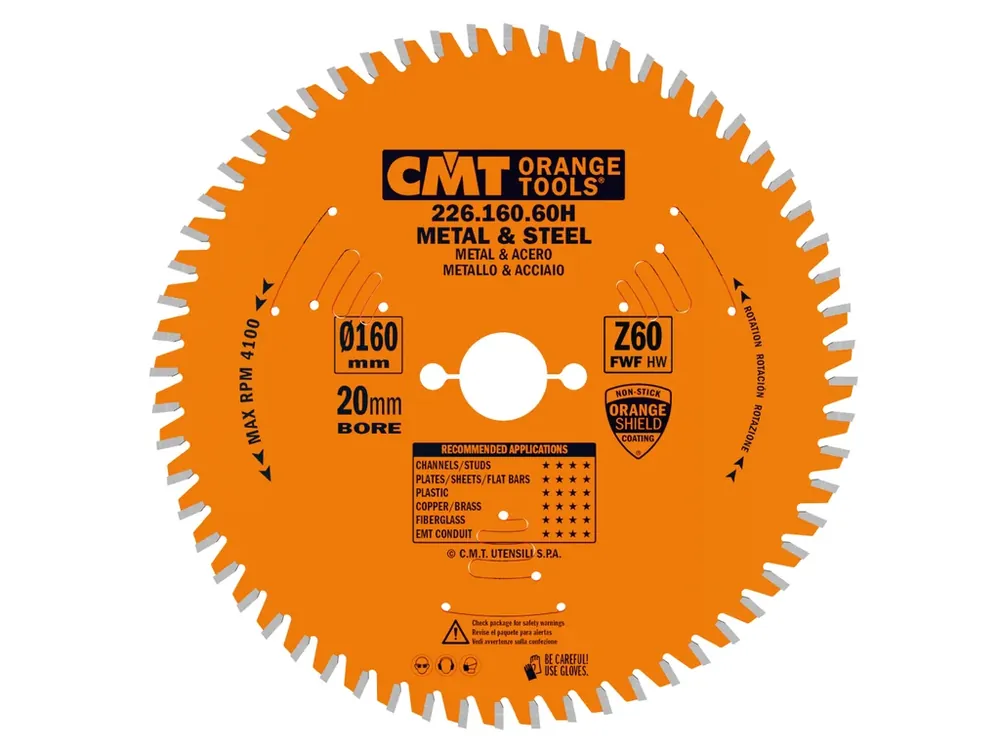 Právě dorazilo | CMT Orange Industrial Pilový kotouč na železo - D184x2 d30+20+16 Z64 HW