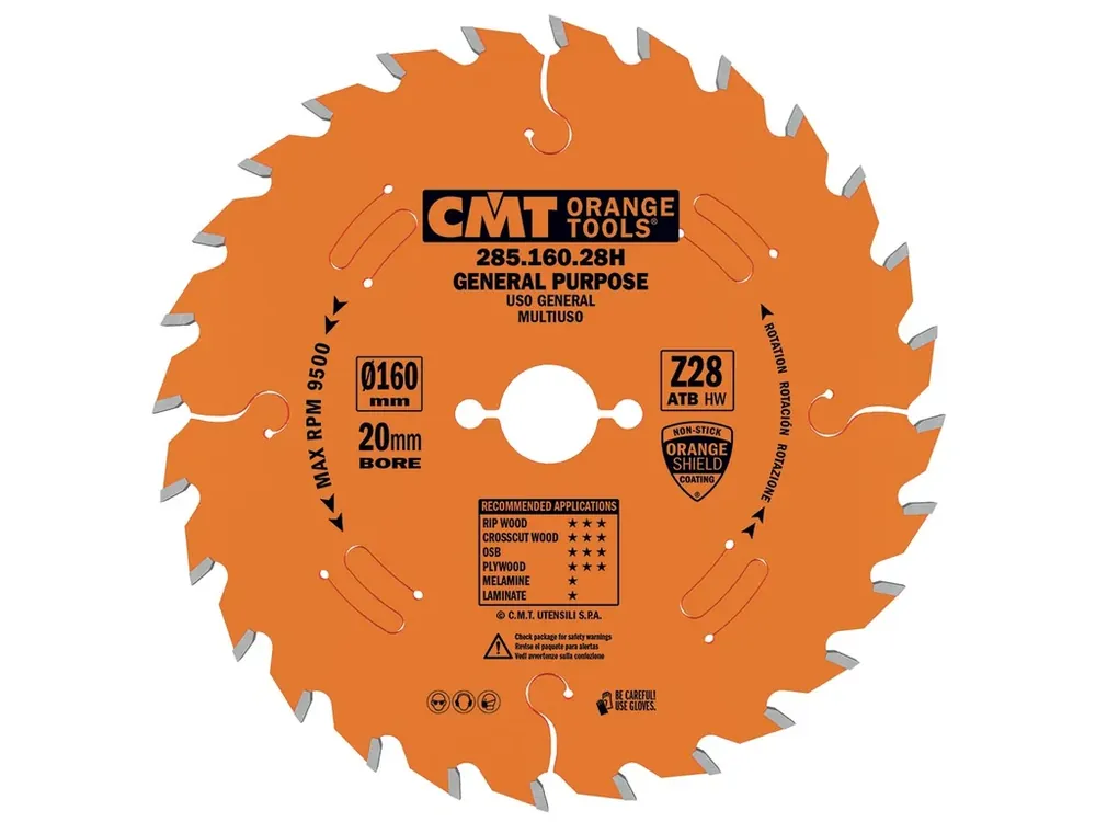 Nízká cena | CMT Orange Industrial Pilový kotouč pro podélné a příčné řezy - D260x2,8 d30 Z48 HW Odhlučněný