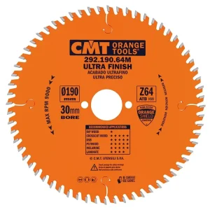 Zbývá pár kusů - CMT Orange Pilový kotouč pro elektronářadí, finální řez - D190x2,6 d20 Z40 HW