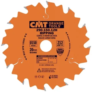 Prodejní hit - CMT Orange Pilový kotouč pro elektronářadí, podélný řez - D150x20 Z12 HW