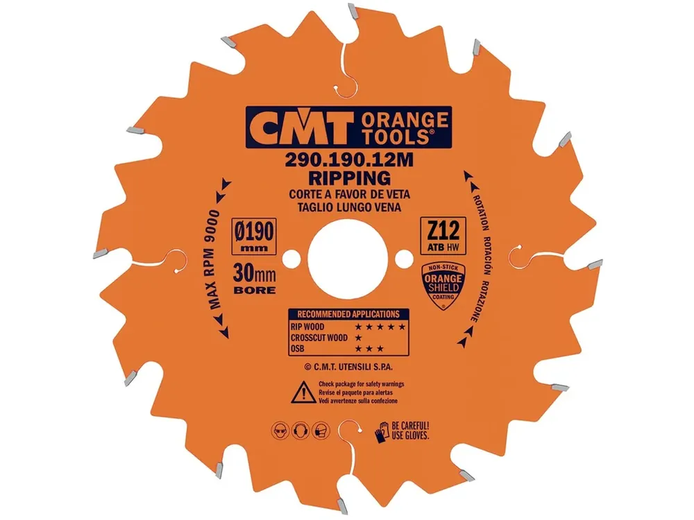 CMT Orange Pilový kotouč pro elektronářadí, podélný řez - D200x30 Z24 HW | Profesionální kvalita