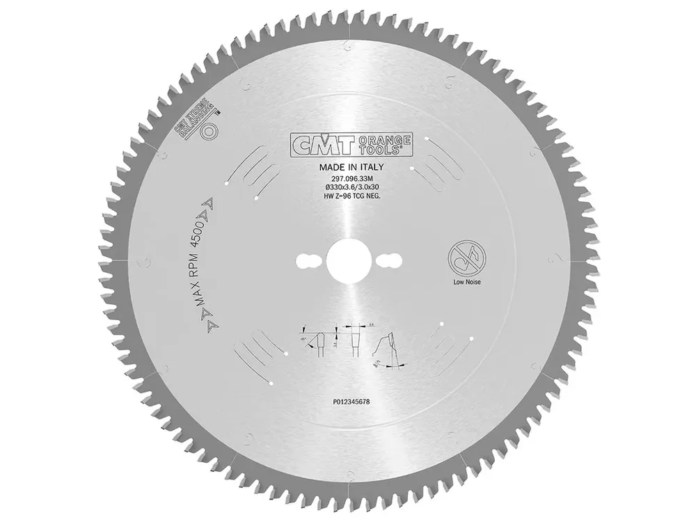 CMT Pilový kotouč na lamino, plast a neželezné kovy - D350x3,2 d32 Z108 HW Odhlučněný - Poslední dny
