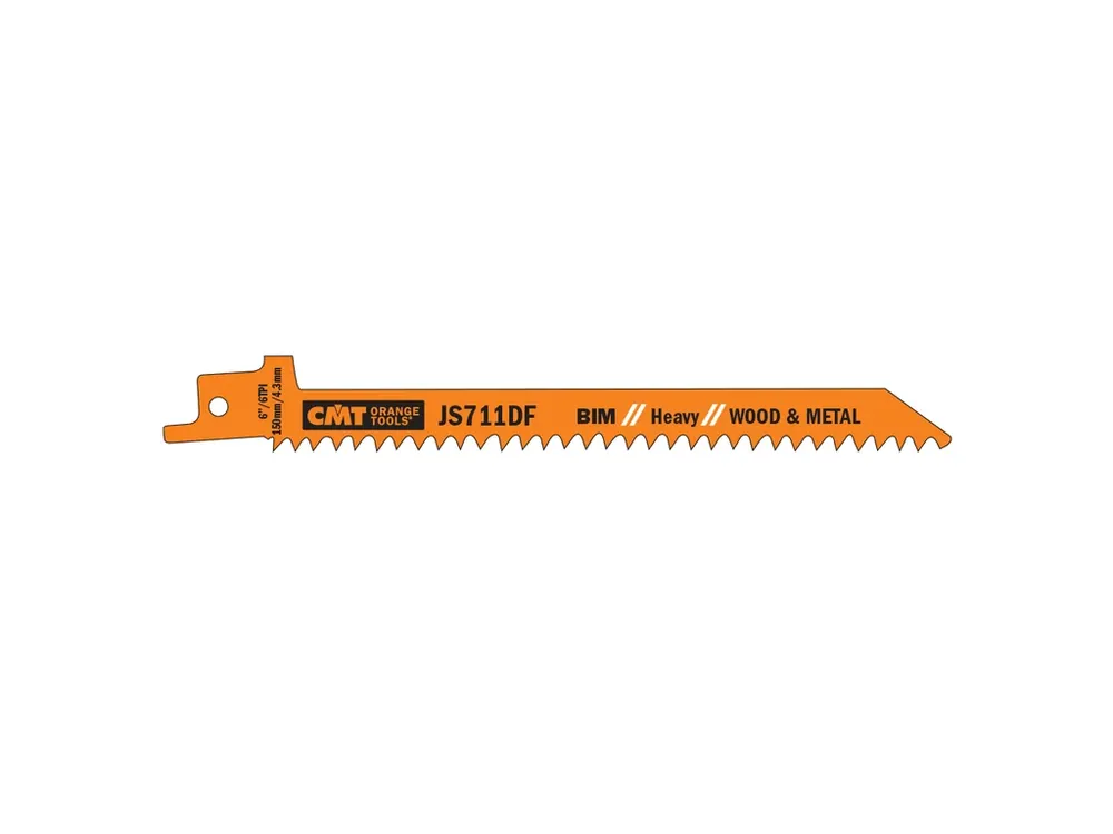 CMT Pilový plátek do pily ocasky BIM Heavy Wood-Metal 711 DF - L150, I130, TPI6 (bal 5ks) | Akce končí brzy