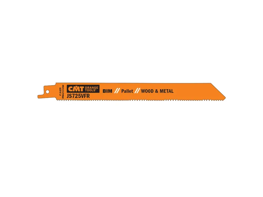 CMT Pilový plátek do pily ocasky BIM Pallet Wood-Metal 725 VFR - L200, I180, TPI8-12 (bal 5ks) - Přímo z výroby