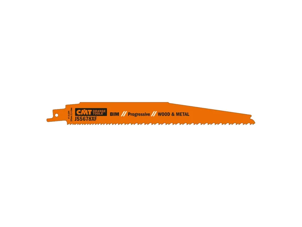 CMT Pilový plátek do pily ocasky BIM Progressive Wood-Metal 5678XF - L225, I205, TPI6-12 (bal 20ks) | Vysoká kvalita