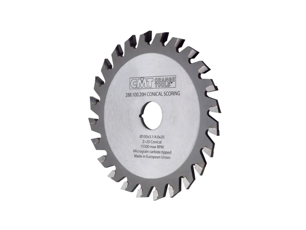 Přidat do košíku - CMT Předřezový kotouč kónický pro CNC stroje - D300x4.3-5.5 d65 Z72 HW